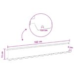 vidaXL Obrubník trávnika 10 pcs 102 x 15 x 4 cm Oceľ Hrdzavý – Obrázok 11