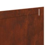 vidaXL Obrubník trávnika 30 pcs 102 x 15 x 4 cm Oceľ Hrdzavý – Obrázok 8