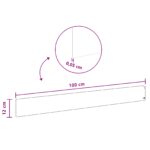 vidaXL Obrubník trávnika 20 pcs 100 x 12 cm Oceľ Antracitová – Obrázok 9