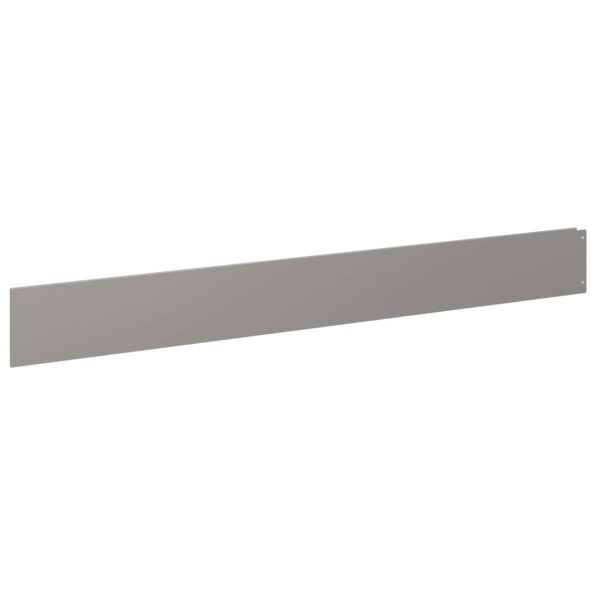 vidaXL Obrubník trávnika 20 pcs 100 x 12 cm Oceľ Hrdzavý – Obrázok 5