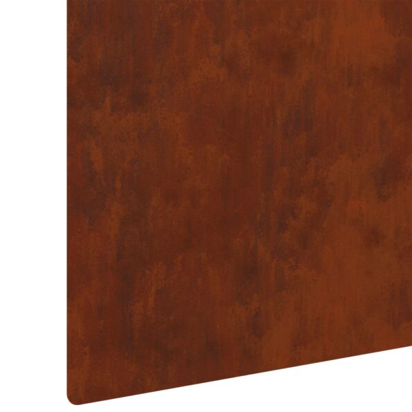 vidaXL Obrubník trávnika 20 pcs 100 x 12 cm Oceľ Hrdzavý – Obrázok 8