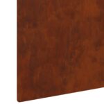 vidaXL Obrubník trávnika 30 pcs 100 x 12 cm Oceľ Hrdzavý – Obrázok 8