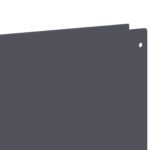 vidaXL Obrubník trávnika 10 pcs 100 x 15 cm Oceľ Antracitová – Obrázok 6