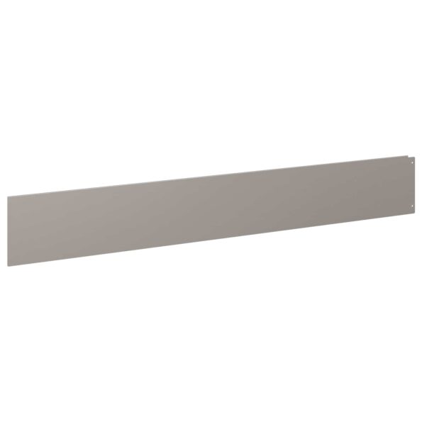 vidaXL Obrubník trávnika 30 pcs 100 x 15 cm Oceľ Hrdzavý – Obrázok 5