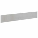 vidaXL Obrubník trávnika 30 pcs 100 x 18 cm Oceľ Strieborná – Obrázok 5