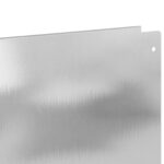 vidaXL Obrubník trávnika 30 pcs 100 x 18 cm Oceľ Strieborná – Obrázok 6