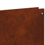 vidaXL Obrubník trávnika 10 pcs 100 x 18 cm Oceľ Hrdzavý – Obrázok 7