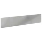vidaXL Obrubník trávnika 10 pcs 100 x 22 cm Oceľ Strieborná – Obrázok 2