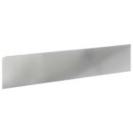 vidaXL Obrubník trávnika 10 pcs 100 x 22 cm Oceľ Strieborná – Obrázok 5