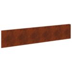 vidaXL Obrubník trávnika 10 pcs 100 x 22 cm Oceľ Hrdzavý – Obrázok 2