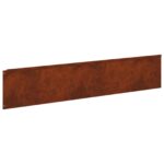 vidaXL Obrubník trávnika 20 pcs 100 x 22 cm Oceľ Hrdzavý – Obrázok 6