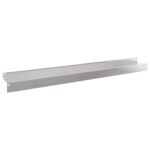 vidaXL Obrubník trávnika 10 pcs 100 x 10 x 8 cm Oceľ Strieborná – Obrázok 2