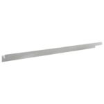 vidaXL Obrubník trávnika 10 pcs 100 x 10 x 8 cm Oceľ Strieborná – Obrázok 4