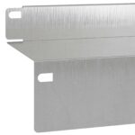 vidaXL Obrubník trávnika 10 pcs 100 x 10 x 8 cm Oceľ Strieborná – Obrázok 6