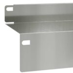vidaXL Obrubník trávnika 30 pcs 100 x 10 x 8 cm Oceľ Strieborná – Obrázok 6