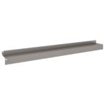 vidaXL Obrubník trávnika 20 pcs 100 x 10 x 8 cm Oceľ Hrdzavý – Obrázok 4
