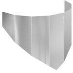 vidaXL Obrubník trávnika 100 x 45 cm Oceľ Strieborná – Obrázok 2