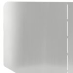 vidaXL Obrubník trávnika 100 x 45 cm Oceľ Strieborná – Obrázok 6