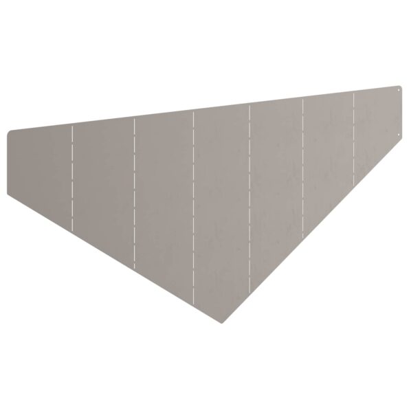 vidaXL Obrubník trávnika 100 x 45 cm Oceľ Hrdzavý – Obrázok 4