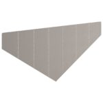 vidaXL Obrubník trávnika 4 pcs 100 x 45 cm Oceľ Hrdzavý – Obrázok 4