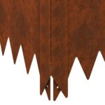 vidaXL Obrubník trávnika 60 x 60 x 20 cm Oceľ Hrdzavý – Obrázok 7