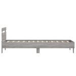vidaXL Posteľový rám s LED Sivý Sonoma 80 x 200 cm Kompozitné drevo – Obrázok 6