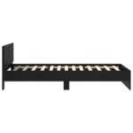 vidaXL Posteľový rám s LED Čierny dub 80 x 200 cm Kompozitné drevo – Obrázok 6