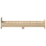 vidaXL Rám postele s čelom Dub sonoma 80 x 200 cm Kompozitné drevo – Obrázok 5