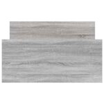 vidaXL Rám postele s čelom Sivý Sonoma 80 x 200 cm Kompozitné drevo – Obrázok 4