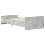 vidaXL Rám postele s čelom Betónovo sivá 80 x 200 cm Kompozitné drevo – Obrázok 6