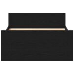 vidaXL Rám postele s čelom Čierny dub 80 x 200 cm Kompozitné drevo – Obrázok 4