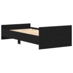 vidaXL Rám postele s čelom Čierny dub 80 x 200 cm Kompozitné drevo – Obrázok 6