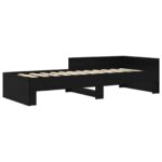 vidaXL Rám postele s čelom Čierny dub 80 x 200 cm Kompozitné drevo – Obrázok 2