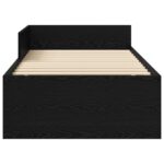 vidaXL Rám postele s čelom Čierny dub 80 x 200 cm Kompozitné drevo – Obrázok 3