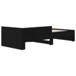vidaXL Rám postele s čelom Čierny dub 80 x 200 cm Kompozitné drevo – Obrázok 5