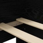 vidaXL Rám postele s čelom Čierny dub 80 x 200 cm Kompozitné drevo – Obrázok 6