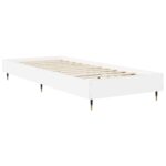 vidaXL Rám postele Biela 80 x 200 cm Kompozitné drevo – Obrázok 2