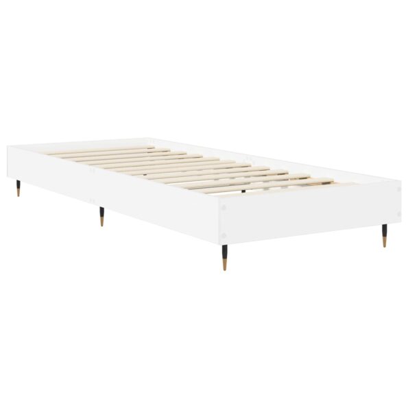 vidaXL Rám postele Biela 80 x 200 cm Kompozitné drevo – Obrázok 2