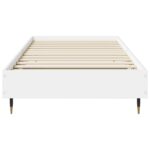 vidaXL Rám postele Biela 80 x 200 cm Kompozitné drevo – Obrázok 3