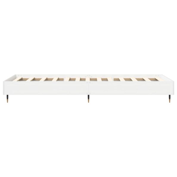 vidaXL Rám postele Biela 80 x 200 cm Kompozitné drevo – Obrázok 4