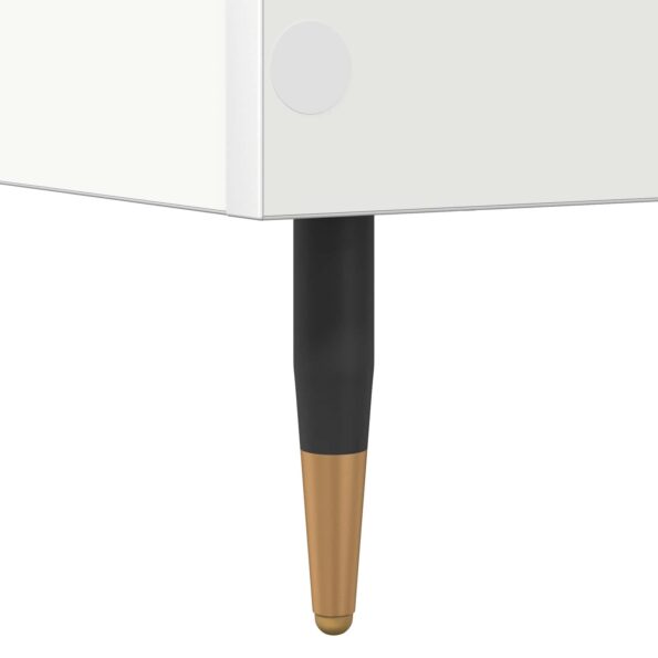 vidaXL Rám postele Biela 80 x 200 cm Kompozitné drevo – Obrázok 6
