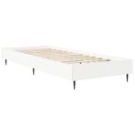 vidaXL Rám postele Biela 80 x 200 cm Kompozitné drevo – Obrázok 2
