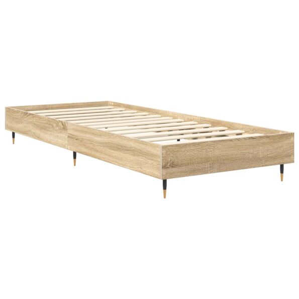 vidaXL Rám postele Dub sonoma 80 x 200 cm Kompozitné drevo – Obrázok 3