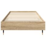vidaXL Rám postele Dub sonoma 80 x 200 cm Kompozitné drevo – Obrázok 4