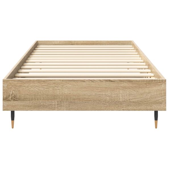 vidaXL Rám postele Dub sonoma 80 x 200 cm Kompozitné drevo – Obrázok 4