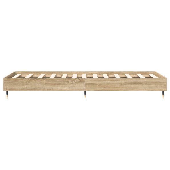 vidaXL Rám postele Dub sonoma 80 x 200 cm Kompozitné drevo – Obrázok 5