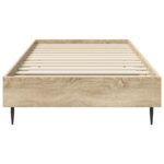 vidaXL Rám postele Dub sonoma 80 x 200 cm Kompozitné drevo – Obrázok 3