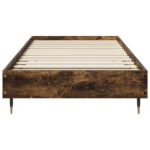 vidaXL Rám postele Dymový dub 80 x 200 cm Kompozitné drevo – Obrázok 3