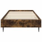 vidaXL Rám postele Dymový dub 80 x 200 cm Kompozitné drevo – Obrázok 3