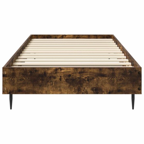 vidaXL Rám postele Dymový dub 80 x 200 cm Kompozitné drevo – Obrázok 3